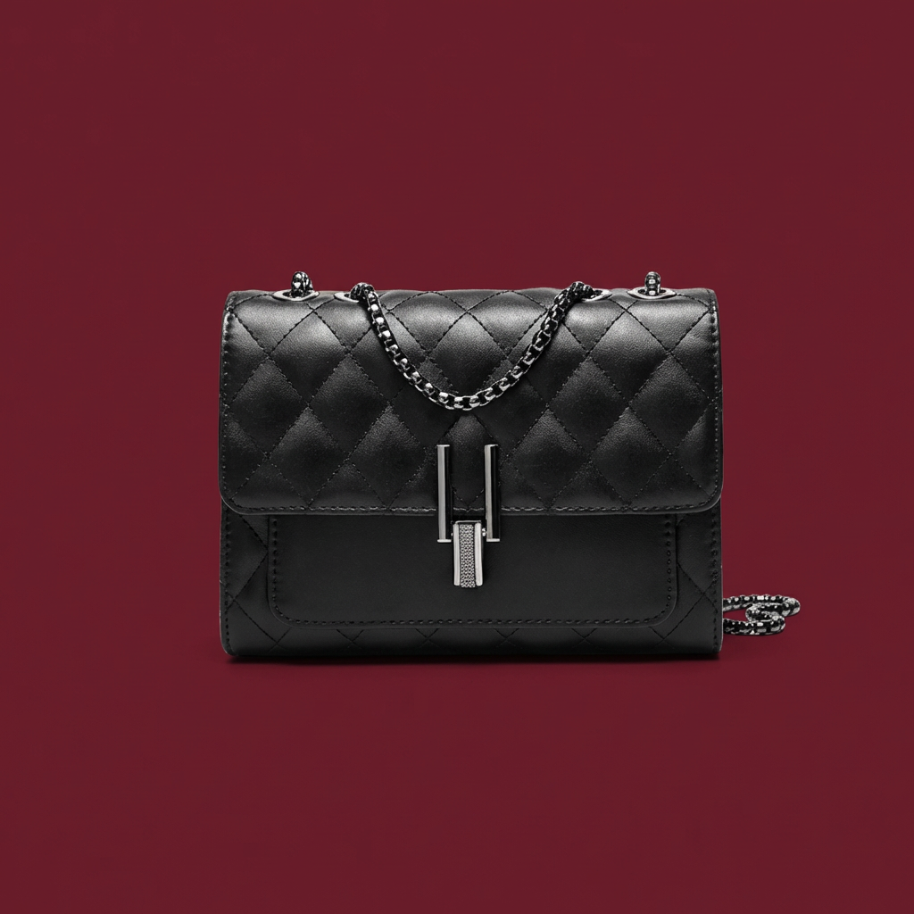 Bolso Mini Cuadrado Acolchado