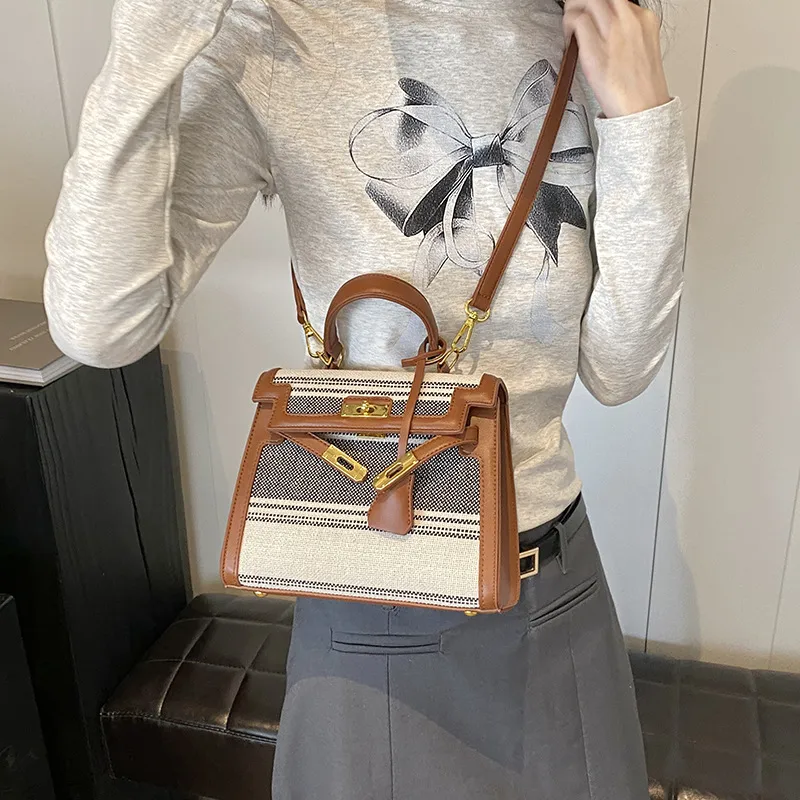 Bolso Urbano Unisex Rayado - Imagen 3
