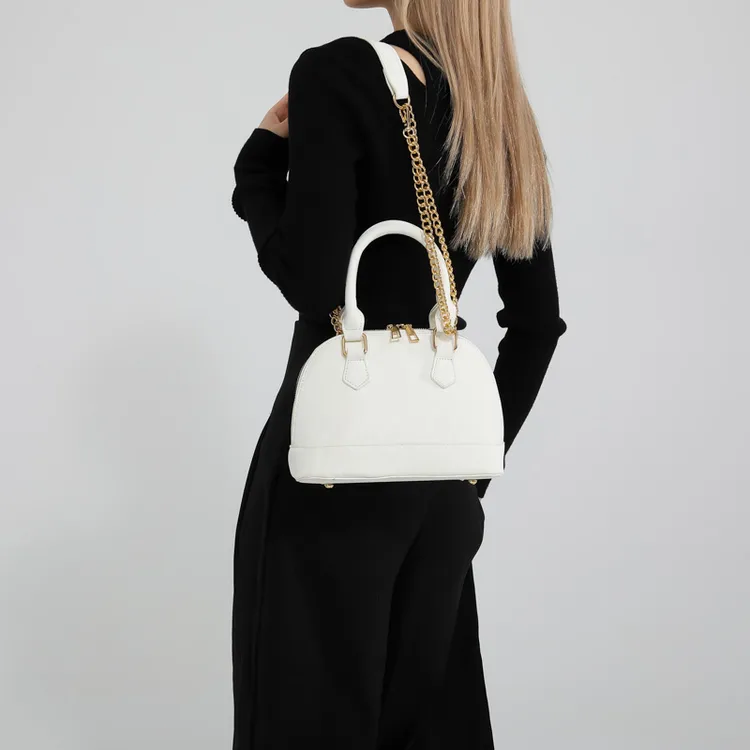 Bolso clásico blanco Elegante - Imagen 2