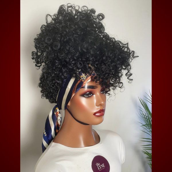 NINA MEDIA-PELUCA RIZADA ( Half wig) - Imagen 2