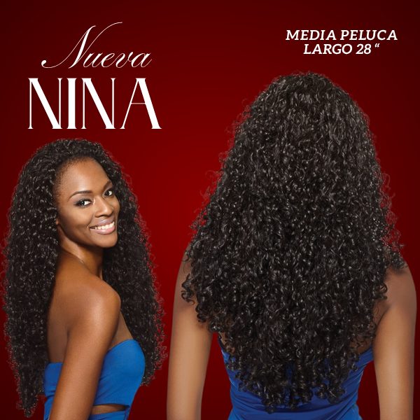 NINA MEDIA-PELUCA RIZADA ( Half wig)